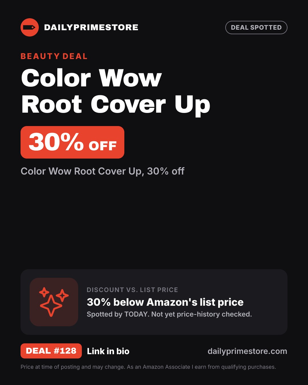 30% off: Color Wow Root Cover Up