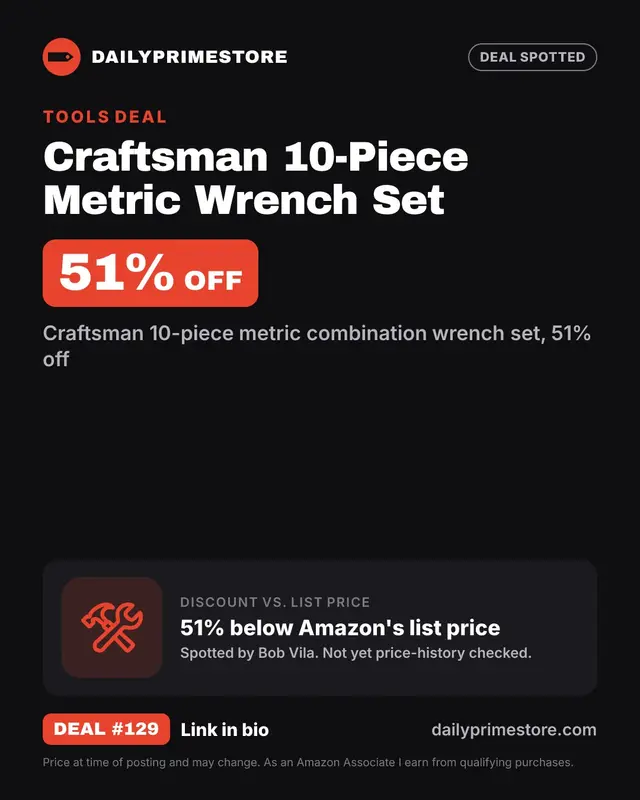 Craftsman 10-Piece Metric Wrench Set