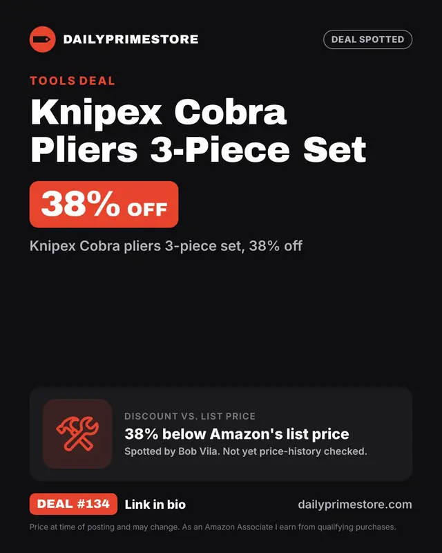 Knipex Cobra Pliers 3-Piece Set