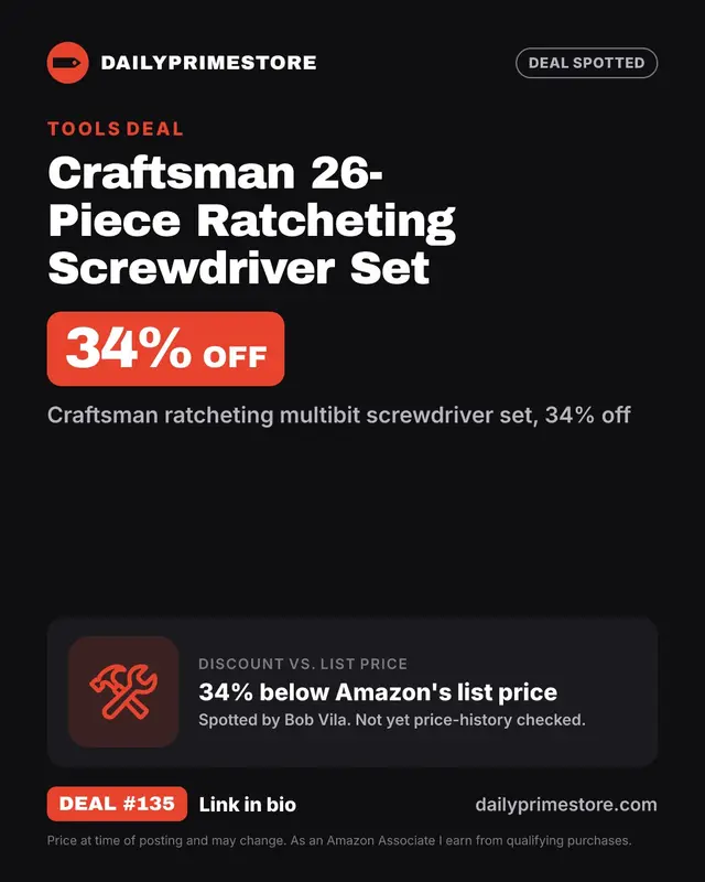 Craftsman 26-Piece Ratcheting Screwdriver Set