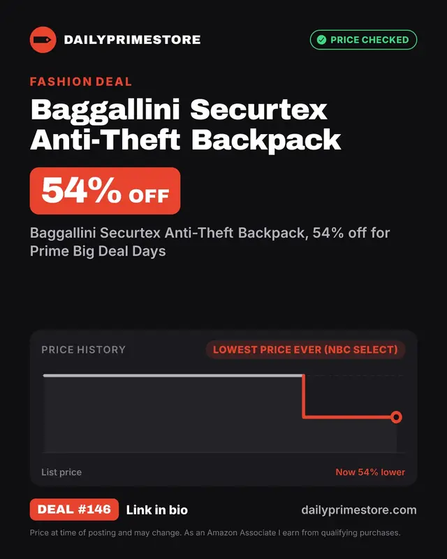 Baggallini Securtex Anti-Theft Backpack