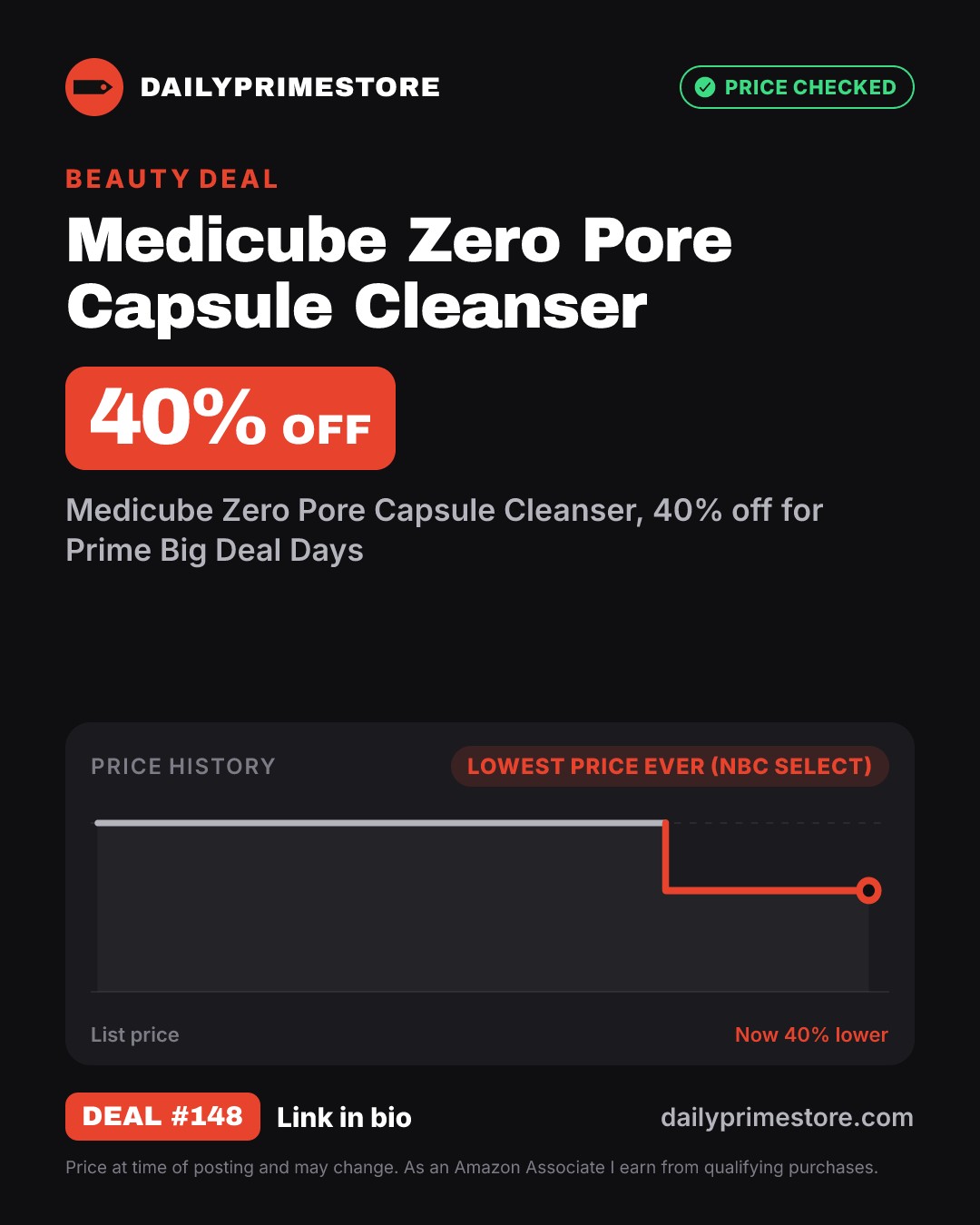 40% off: Medicube Zero Pore Capsule Cleanser