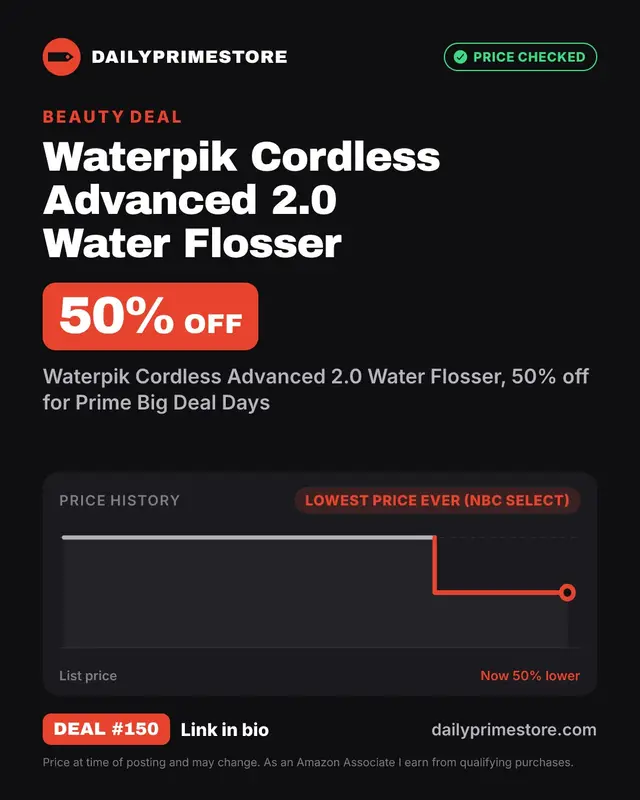 Waterpik Cordless Advanced 2.0 Water Flosser