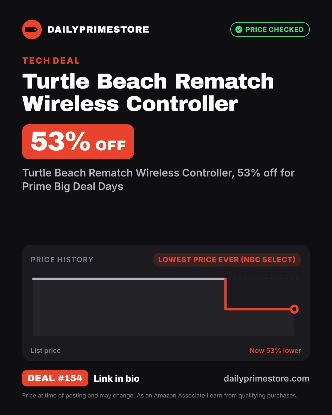 53% off: Turtle Beach Rematch Wireless Controller