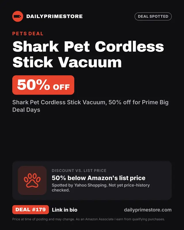 Shark Pet Cordless Stick Vacuum