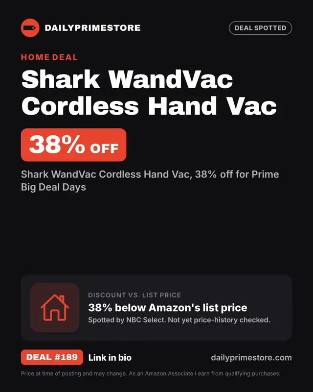 Shark WandVac Cordless Hand Vac