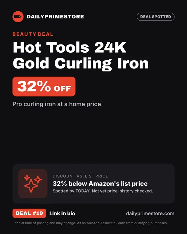 Hot Tools 24K Gold Curling Iron