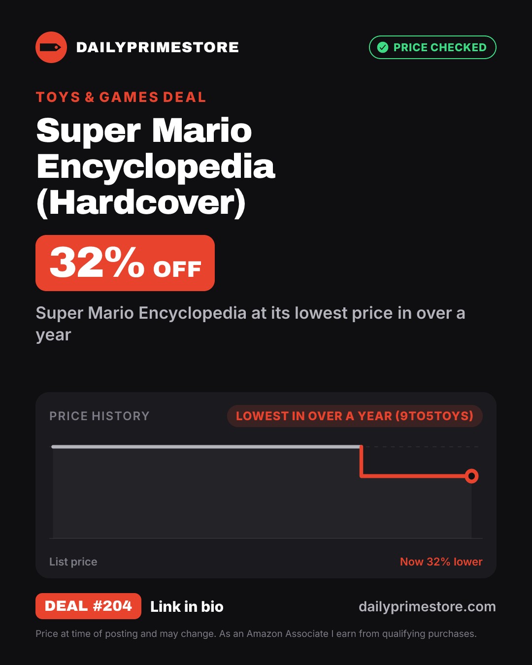 32% off: Super Mario Encyclopedia (Hardcover)
