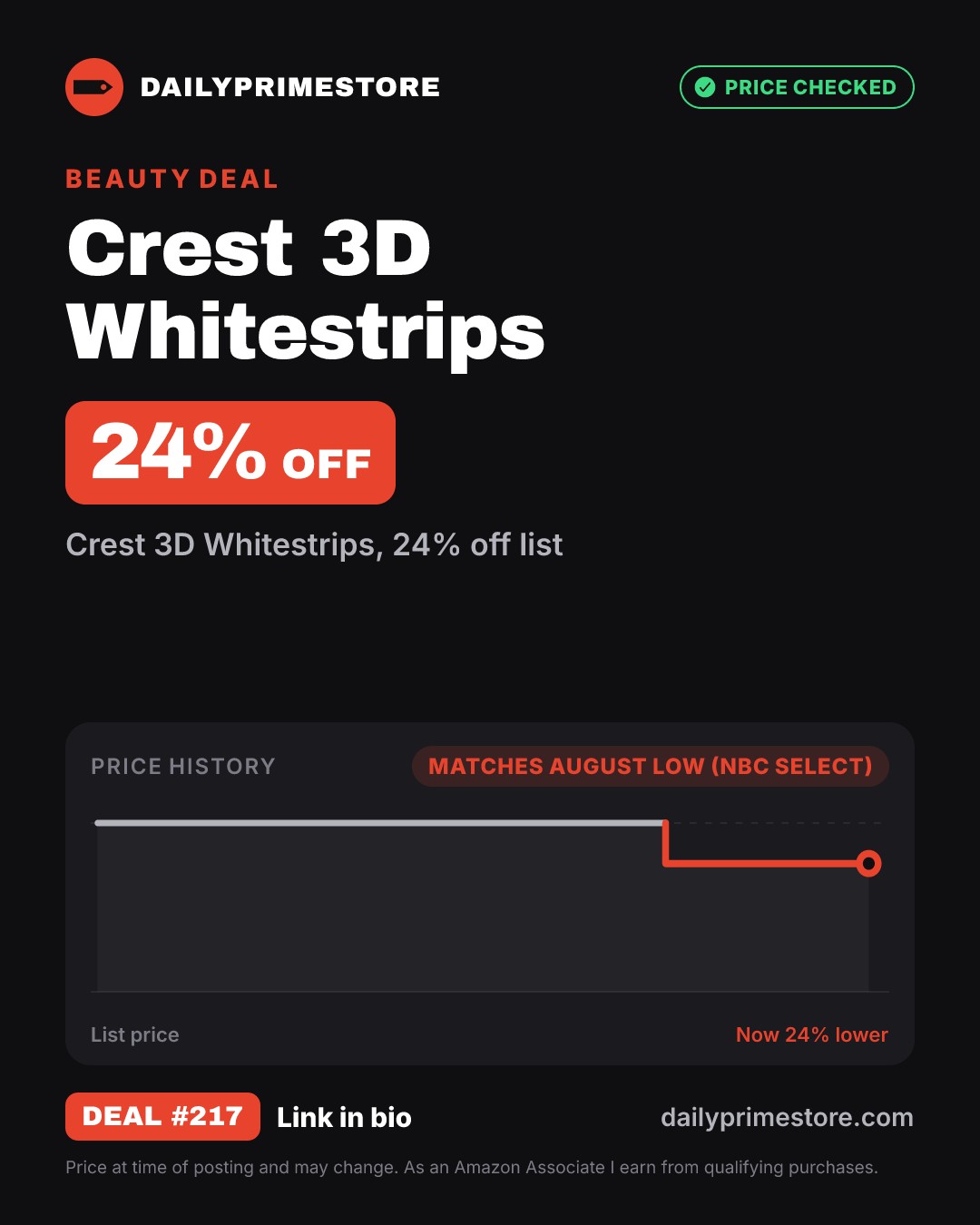 24% off: Crest 3D Whitestrips