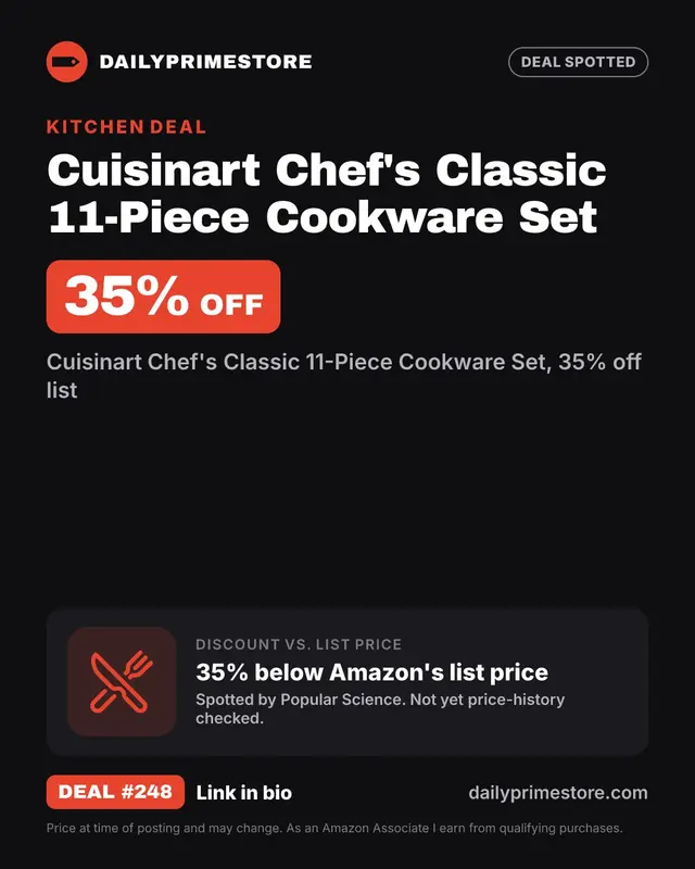 Cuisinart Chef's Classic 11-Piece Cookware Set
