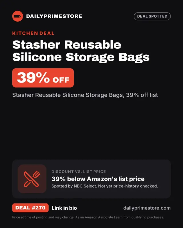 Stasher Reusable Silicone Storage Bags