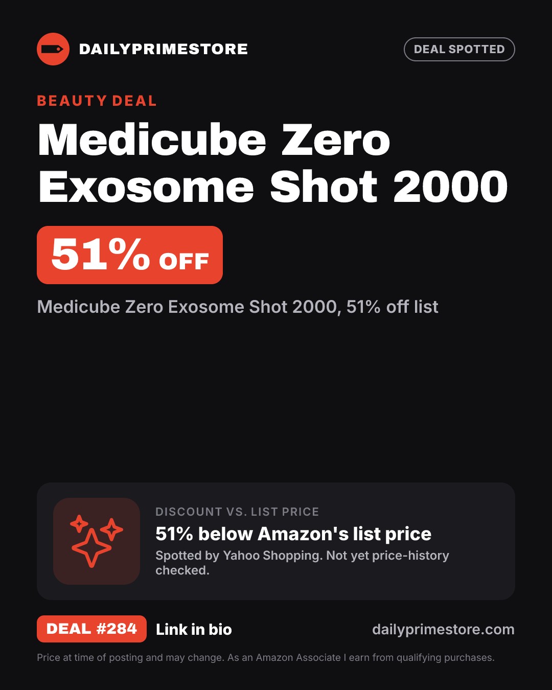 51% off: Medicube Zero Exosome Shot 2000