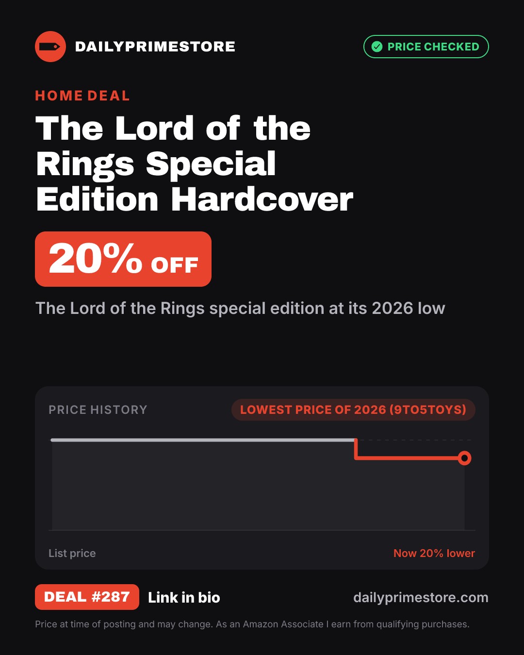 20% off: The Lord of the Rings Special Edition Hardcover