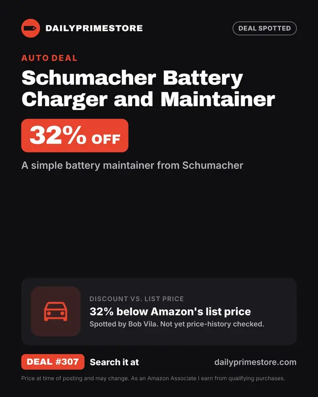 Schumacher Battery Charger and Maintainer