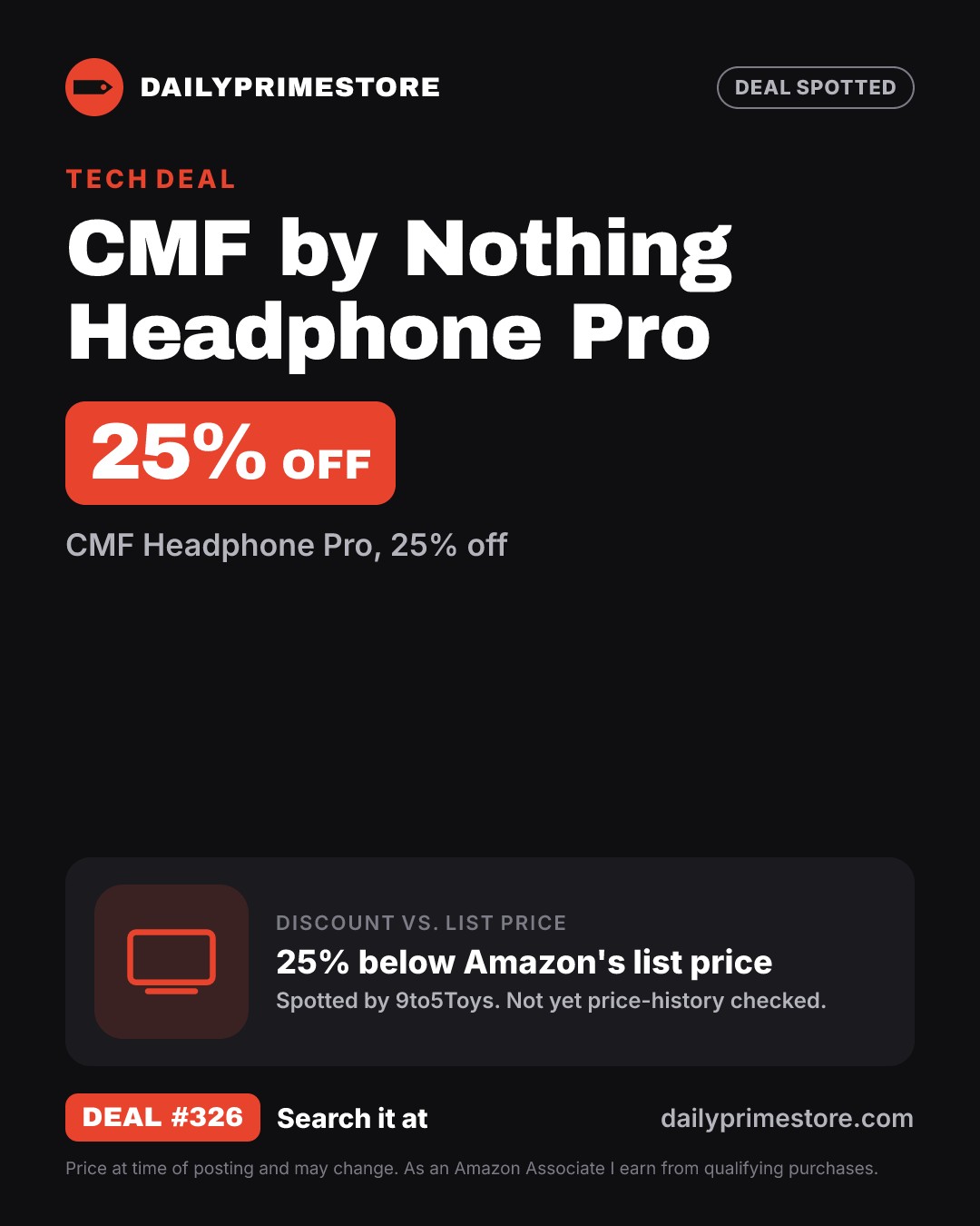 25% off: CMF by Nothing Headphone Pro