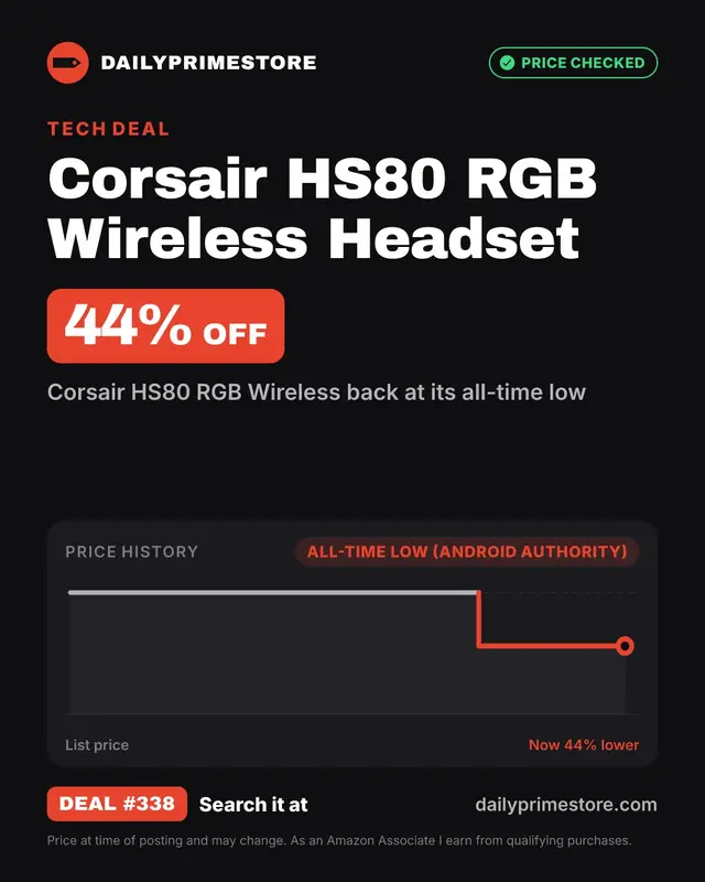 Corsair HS80 RGB Wireless Headset