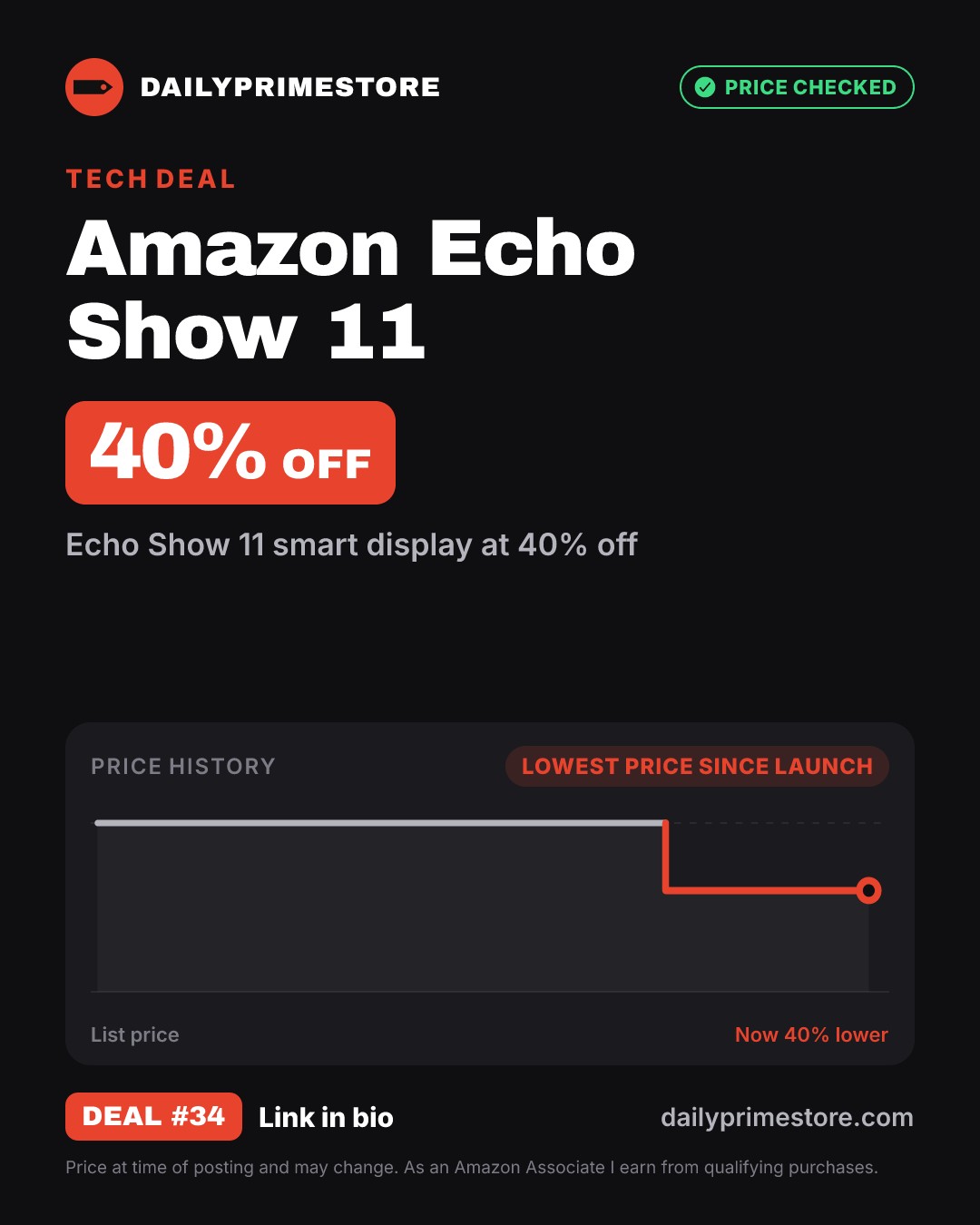 40% off: Amazon Echo Show 11