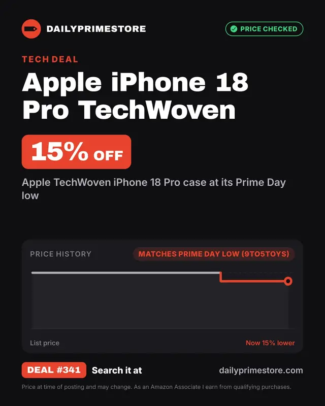 Apple iPhone 18 Pro TechWoven Case