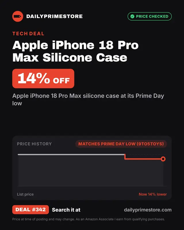 Apple iPhone 18 Pro Max Silicone Case