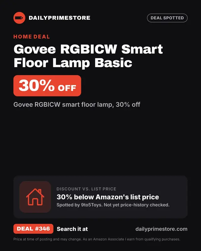 Govee RGBICW Smart Floor Lamp Basic