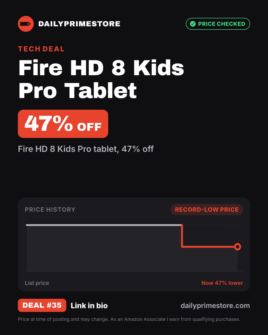 47% off: Fire HD 8 Kids Pro Tablet