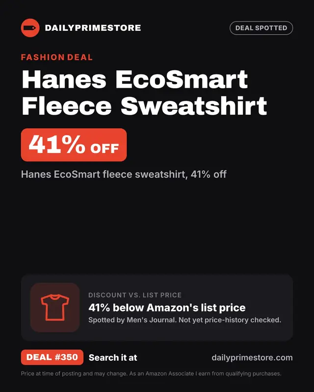 Hanes EcoSmart Fleece Sweatshirt