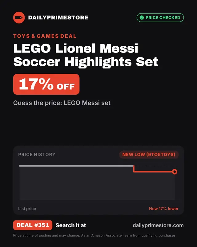 LEGO Lionel Messi Soccer Highlights Set