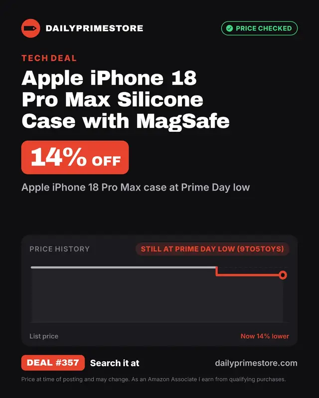 Apple iPhone 18 Pro Max Silicone Case with MagSafe