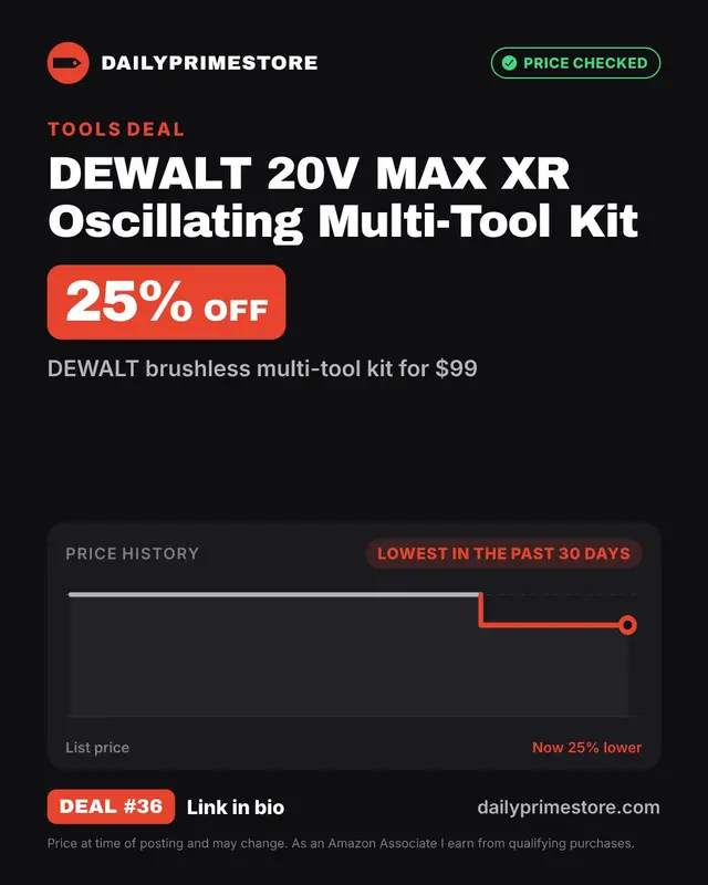 DEWALT 20V MAX XR Oscillating Multi-Tool Kit