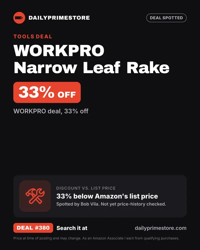 WORKPRO Narrow Leaf Rake