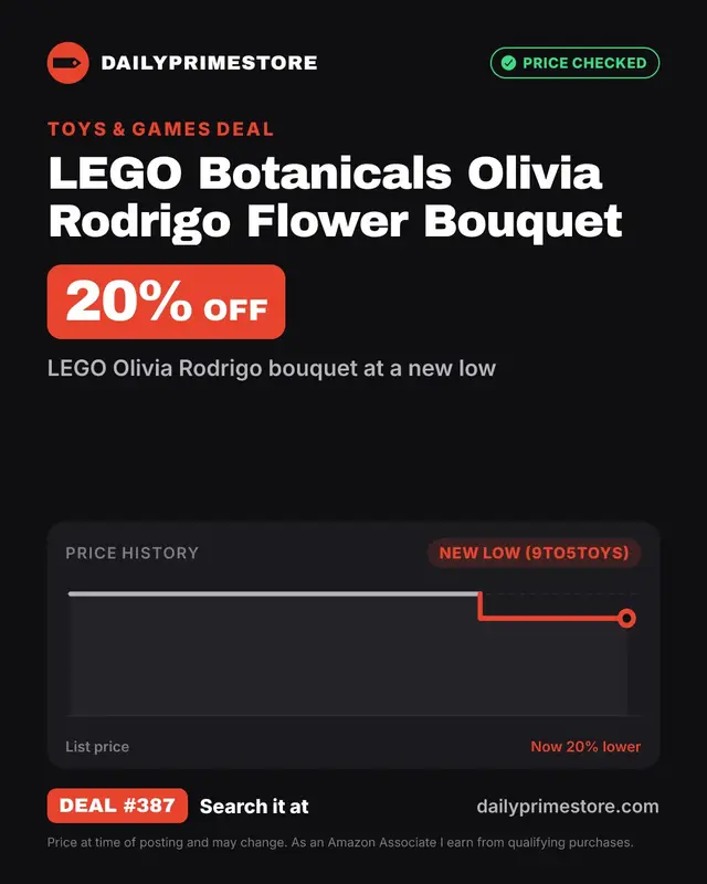 LEGO Botanicals Olivia Rodrigo Flower Bouquet