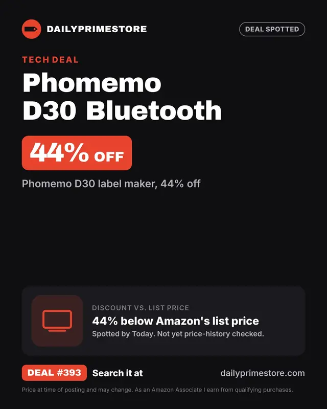 Phomemo D30 Bluetooth Label Maker