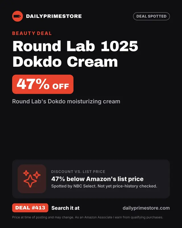 47% off: Round Lab 1025 Dokdo Cream