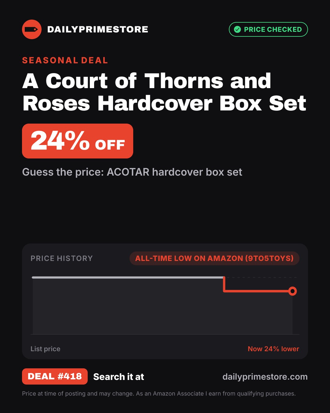 24% off: A Court of Thorns and Roses Hardcover Box Set