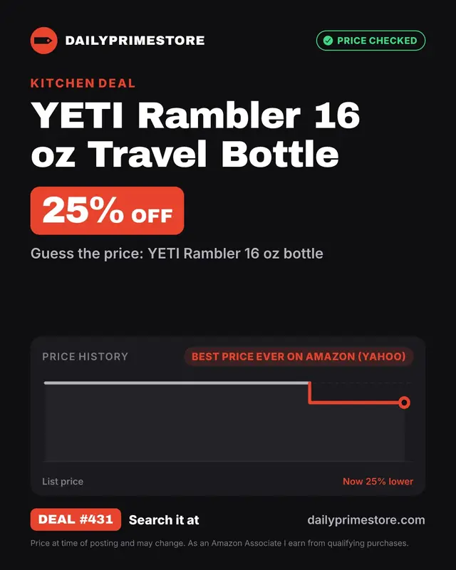 YETI Rambler 16 oz Travel Bottle