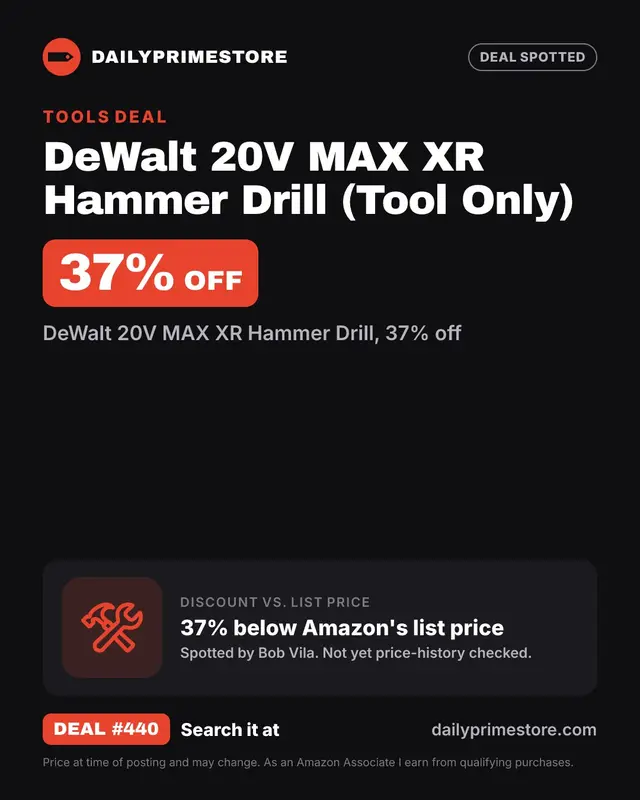 DeWalt 20V MAX XR Hammer Drill (Tool Only)