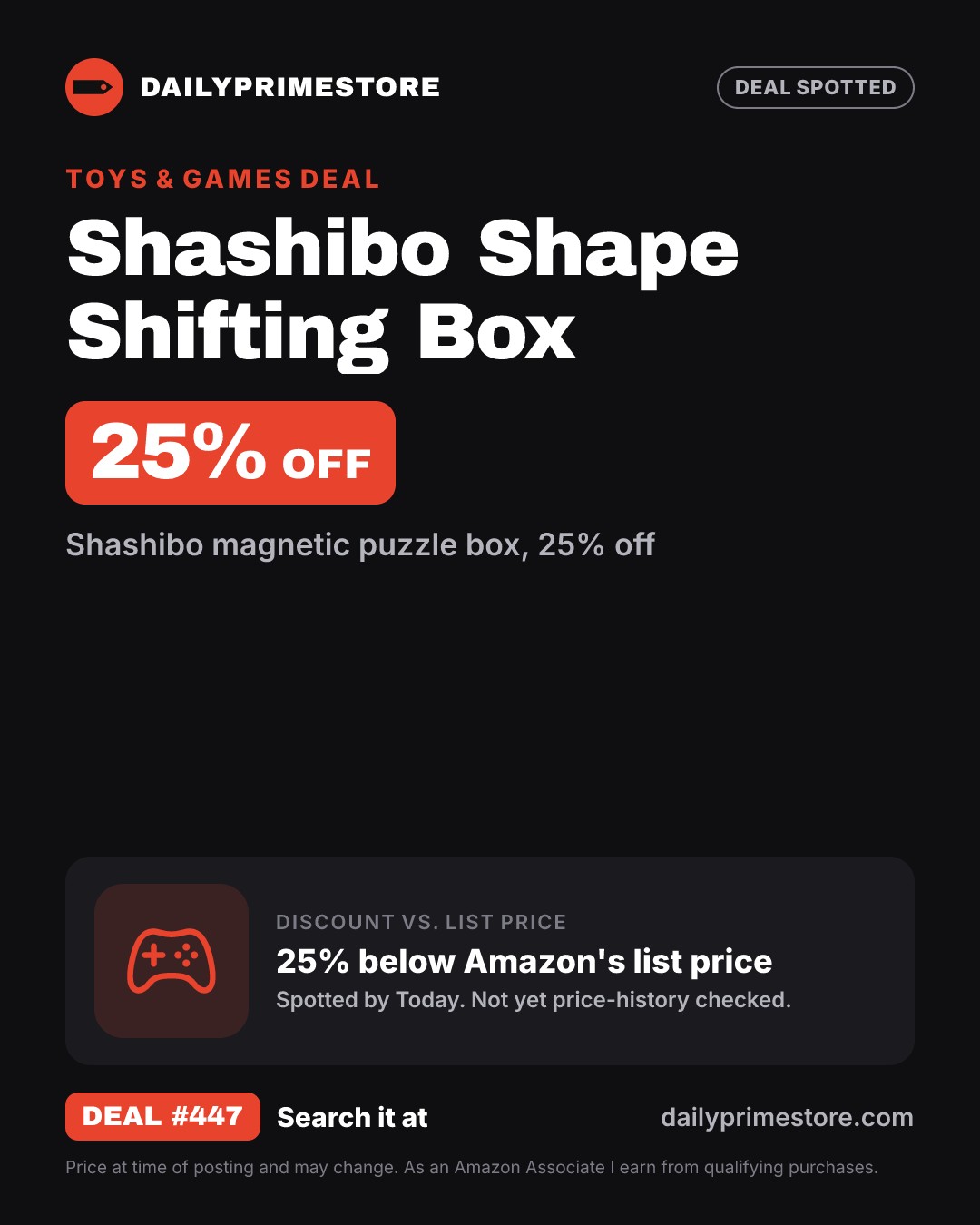 25% off: Shashibo Shape Shifting Box
