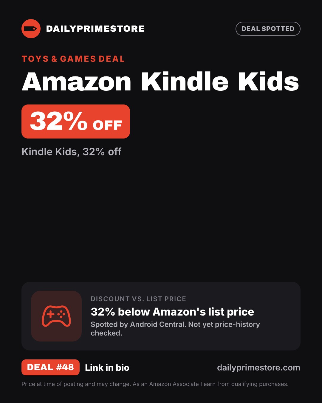 32% off: Amazon Kindle Kids
