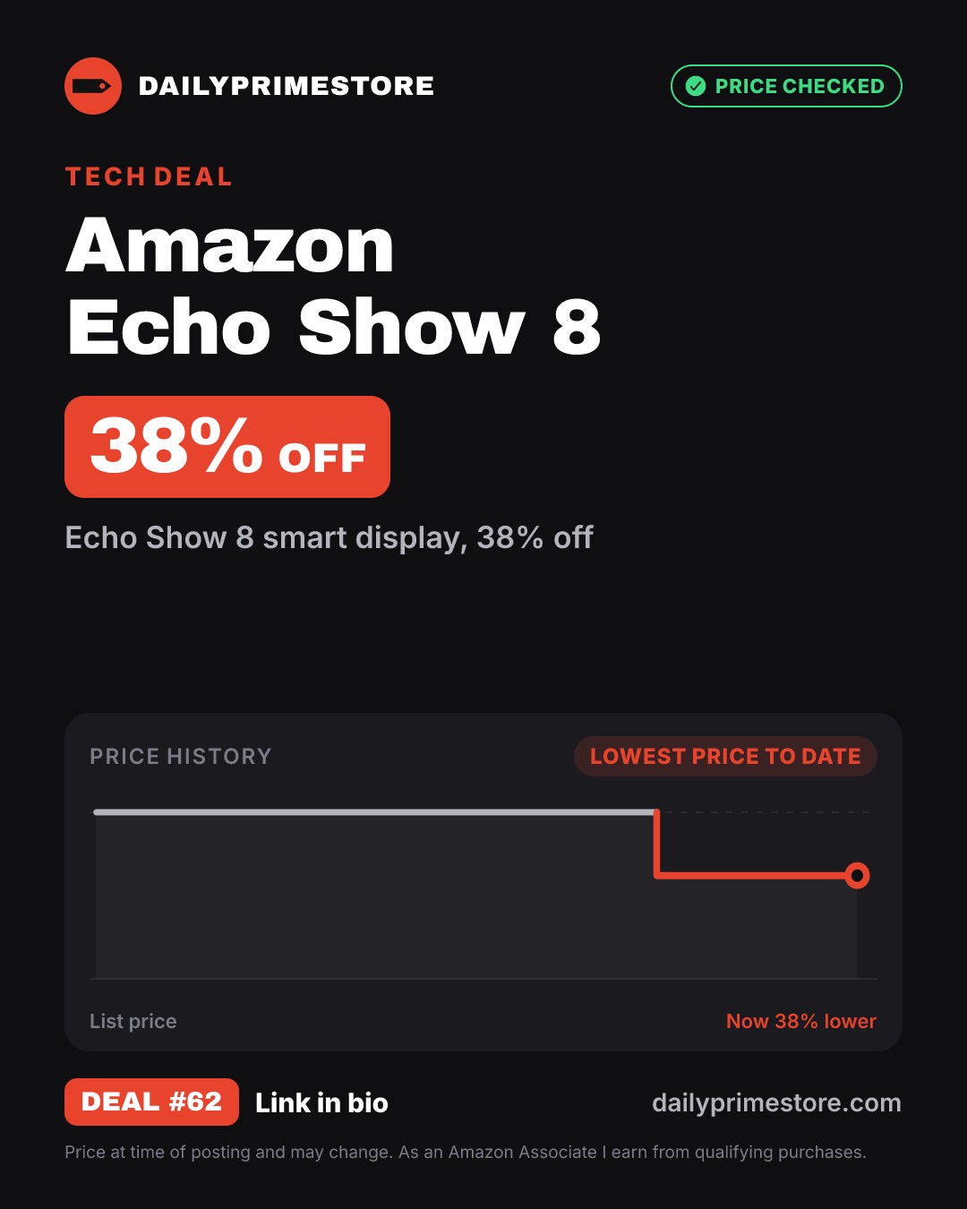 38% off: Amazon Echo Show 8