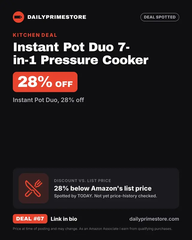 Instant Pot Duo 7-in-1 Pressure Cooker