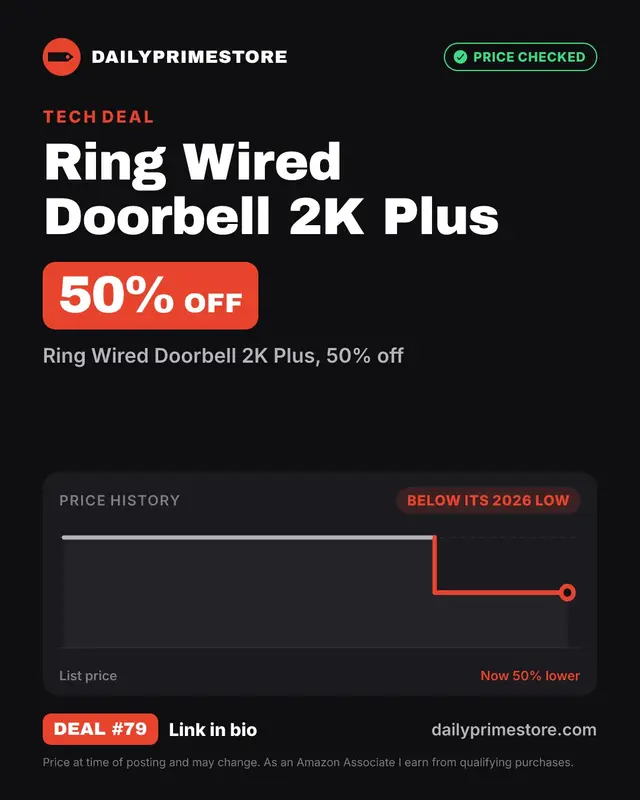 Ring Wired Doorbell 2K Plus