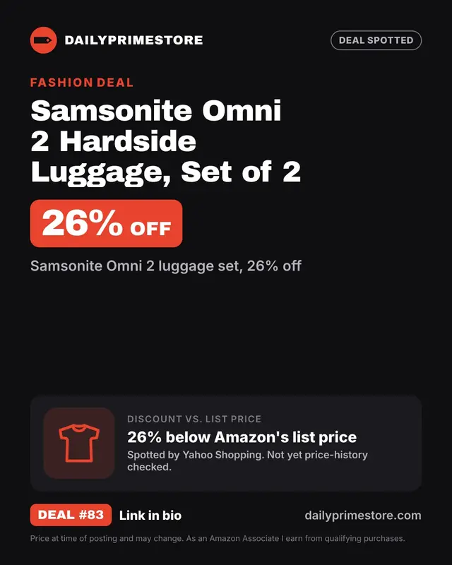 Samsonite Omni 2 Hardside Luggage, Set of 2